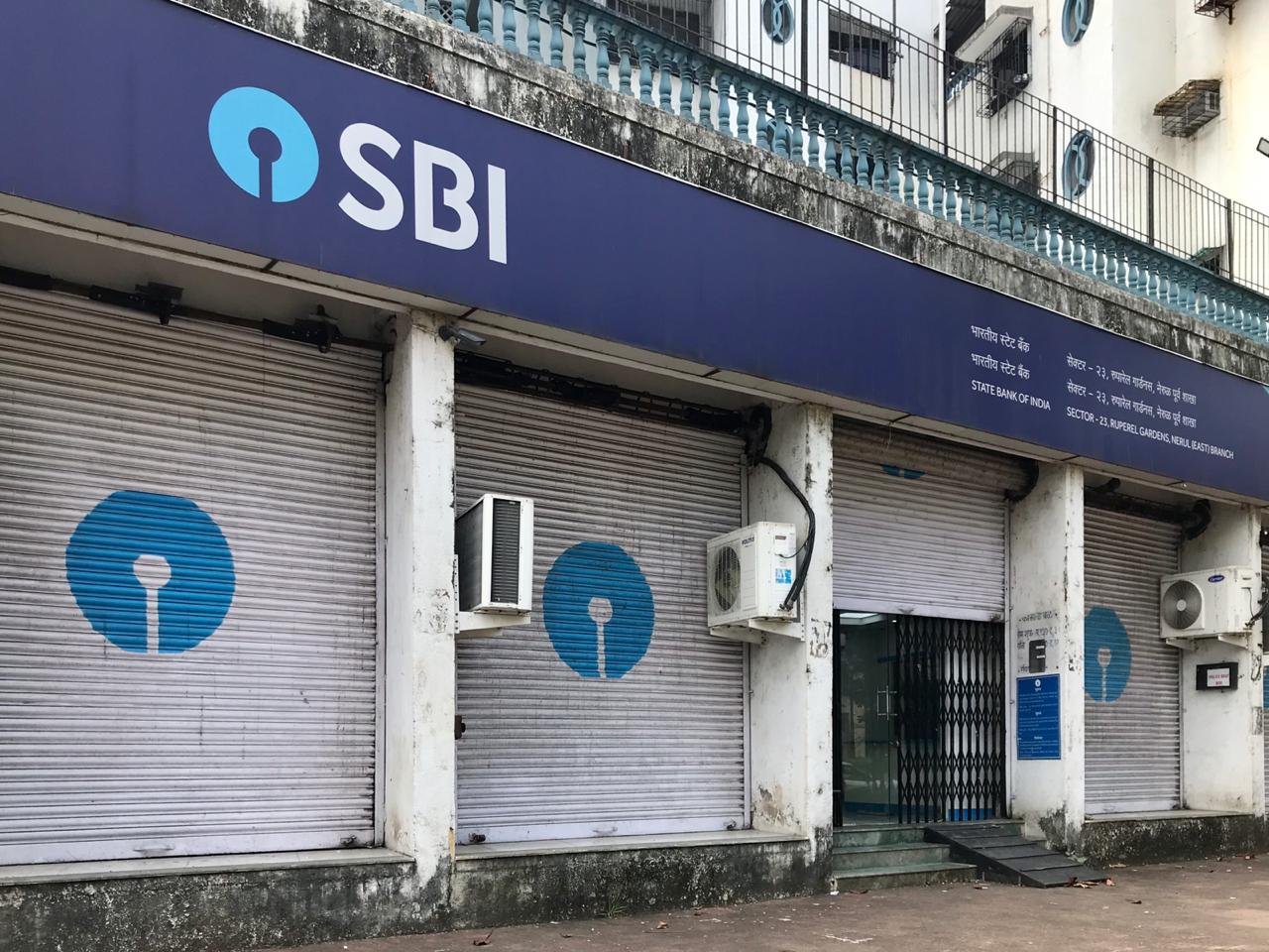 3440227e_Half-closed-shutter-is-seen-outside-State-Bank-of-India-SBI-Nerul-branch-Source-Vijay-Sartape-BQ-Prime