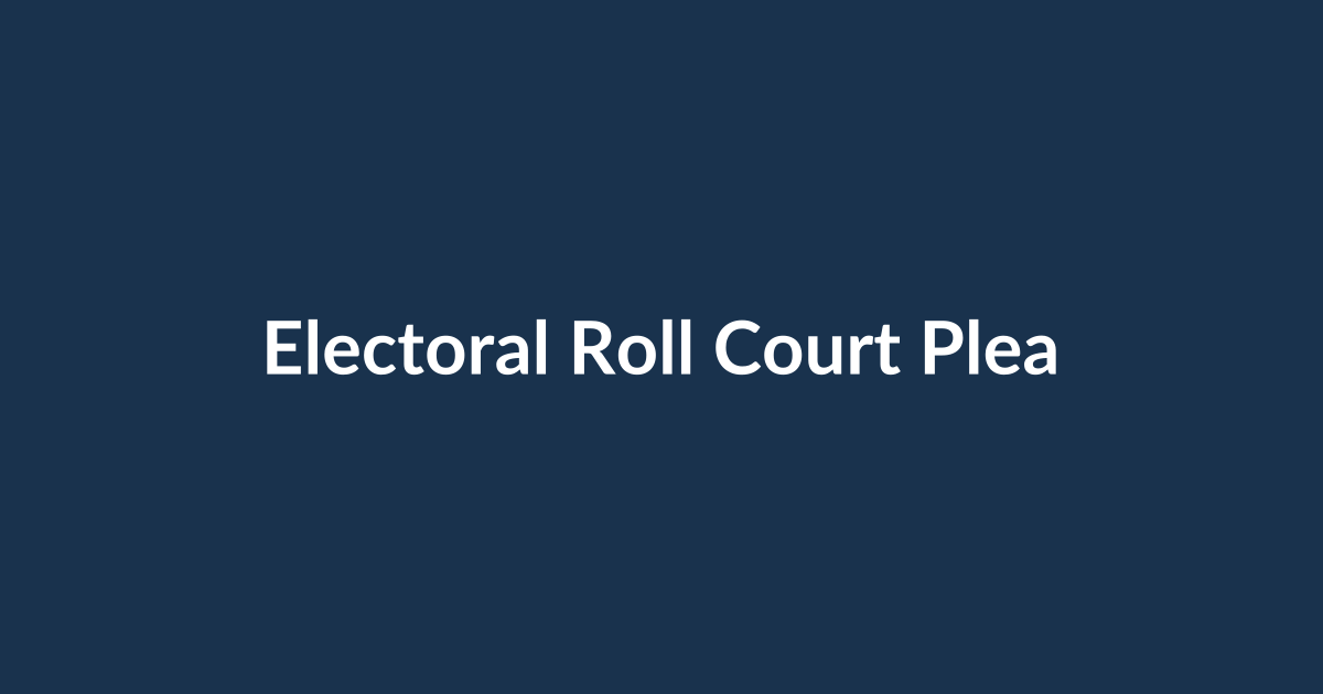 Owaisi Challenges Electoral Roll Revision in Supreme Court illustrated title card