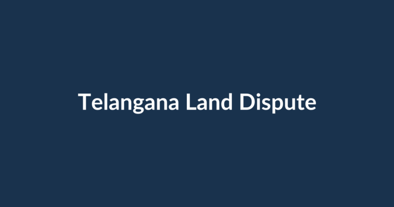 BRS Questions Telangana Land Plans Linked to Bullet Train illustrated title card