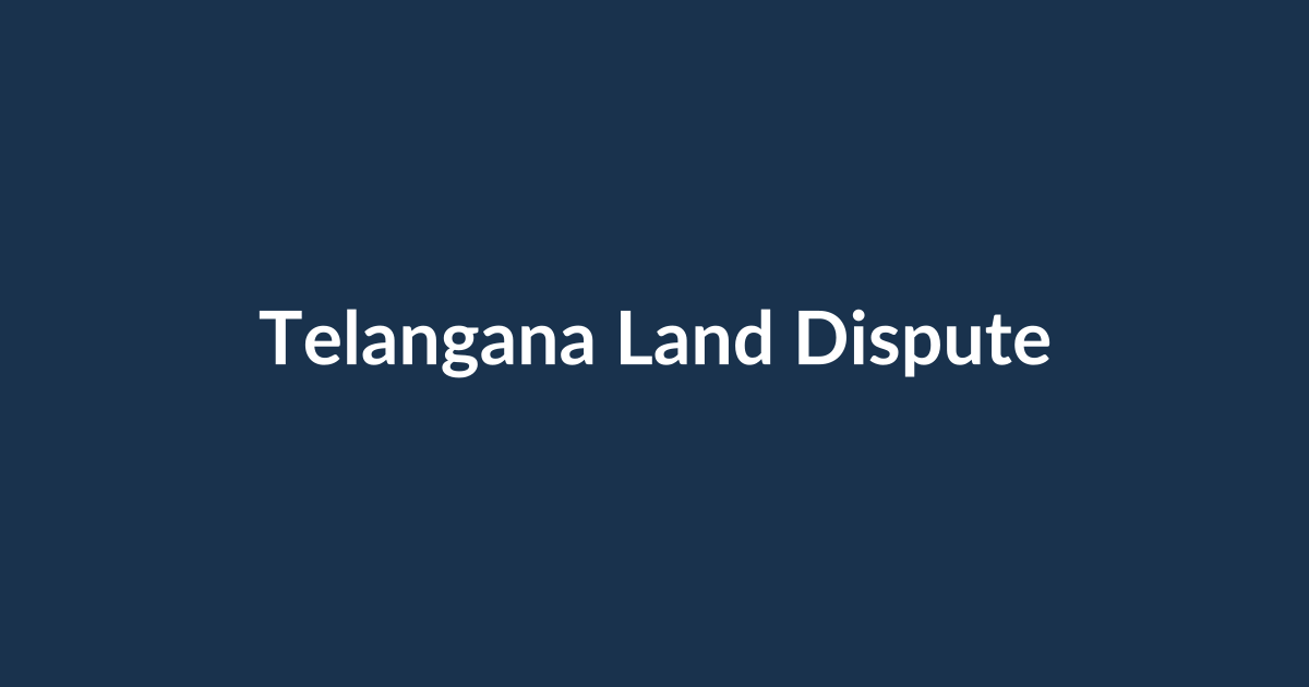 BRS Questions Telangana Land Plans Linked to Bullet Train illustrated title card