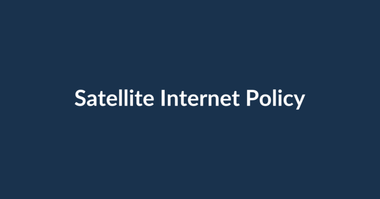 Parliamentary Panel to Examine Satellite Internet Policy illustrated title card